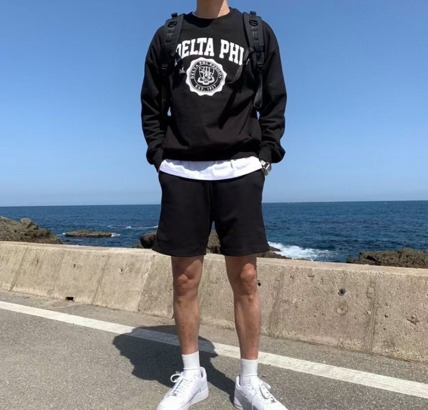 基本款棉質短褲- 韓國男裝