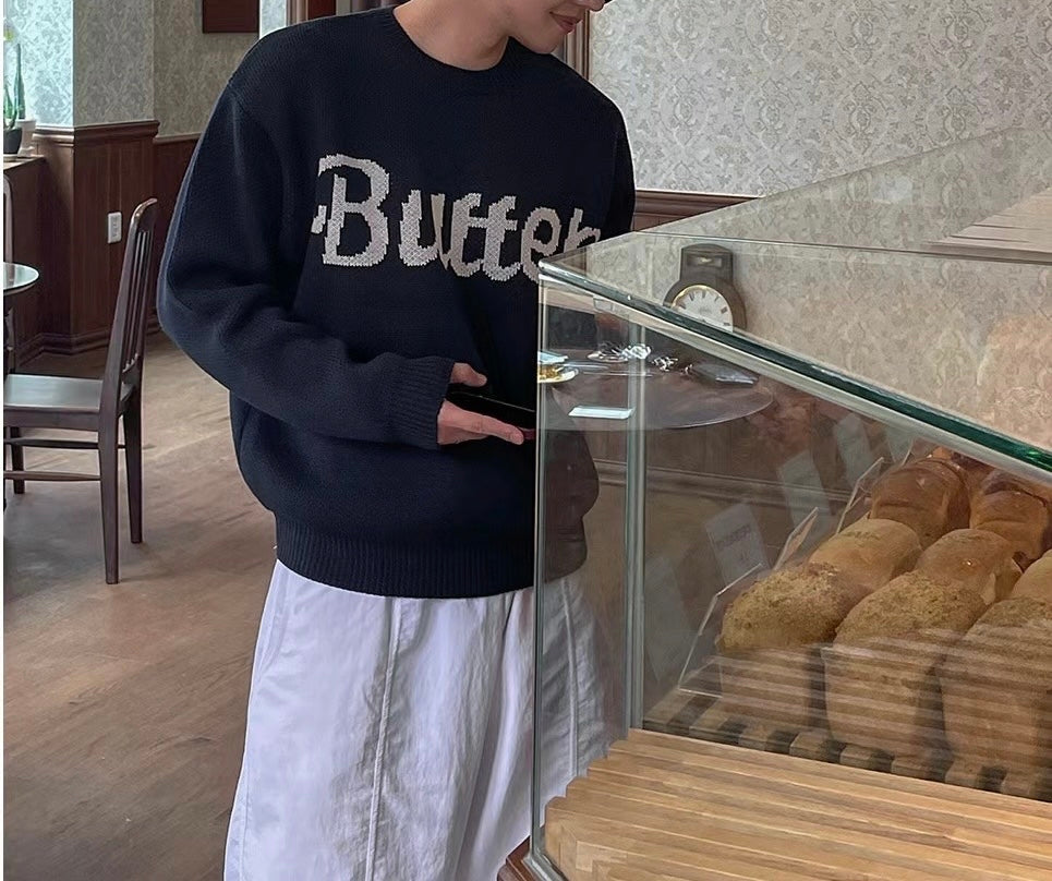 Butter圓領針織上衣