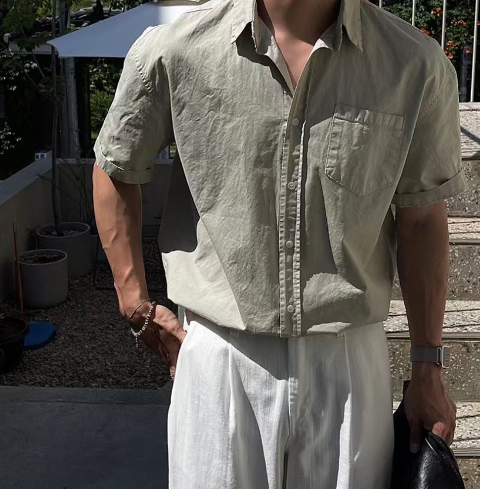 基本款短袖襯衫