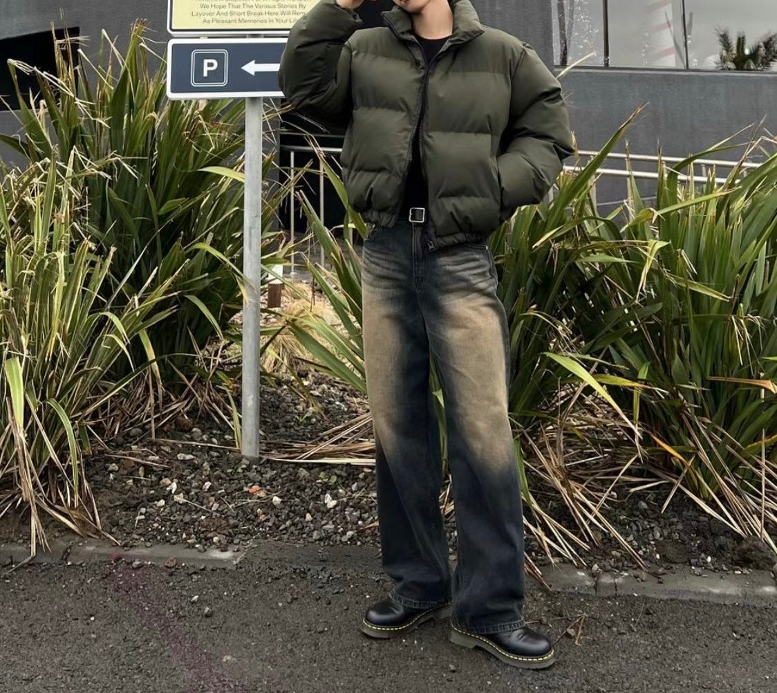 現貨 韓系水洗街頭牛仔褲