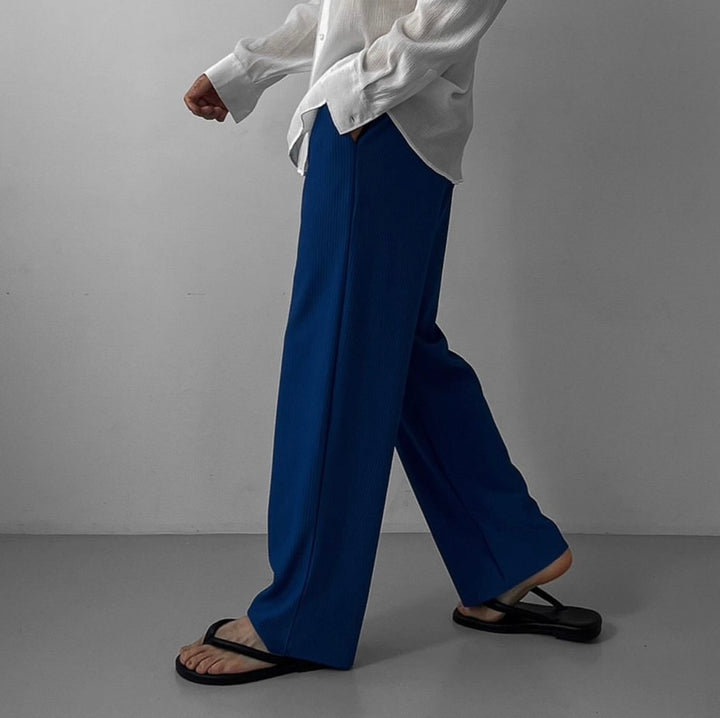 落地親膚長褲 - 韓國男裝