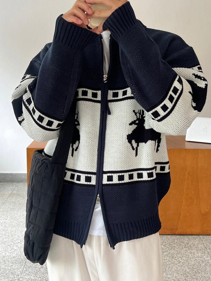 冬日感柔軟針織外套