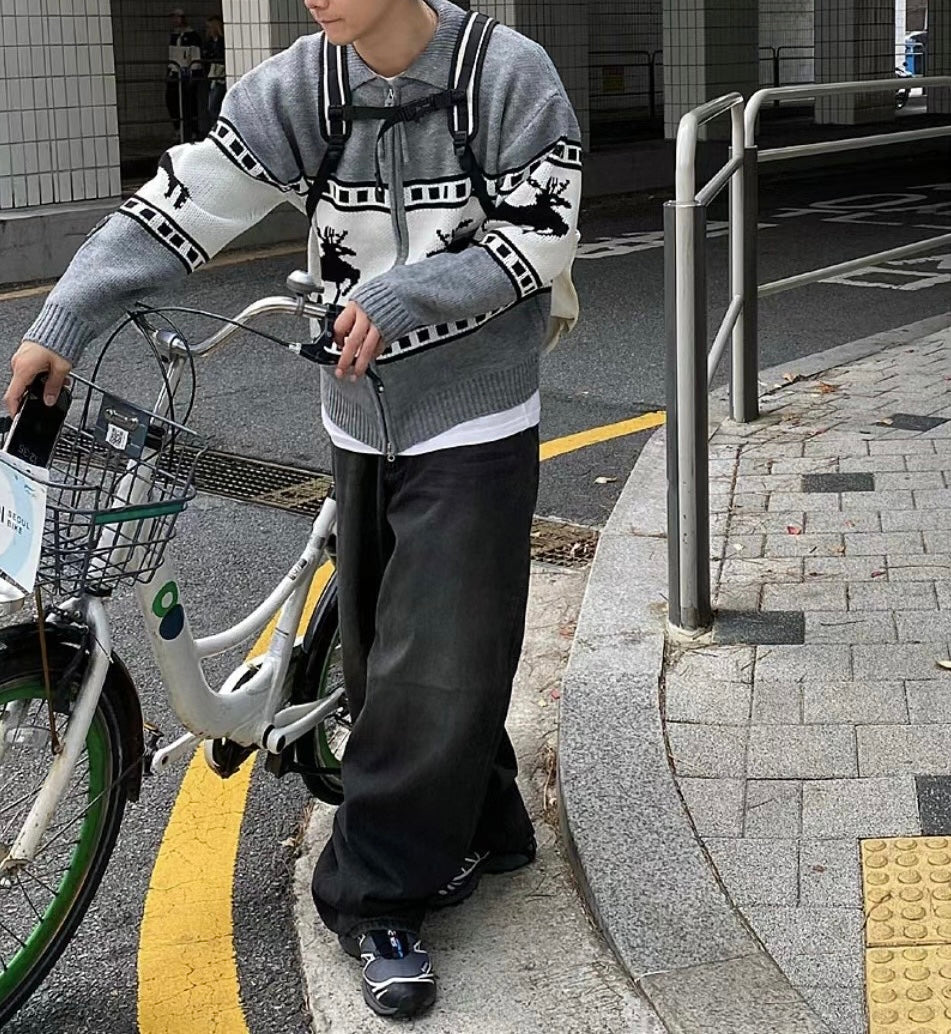 冬日感柔軟針織外套