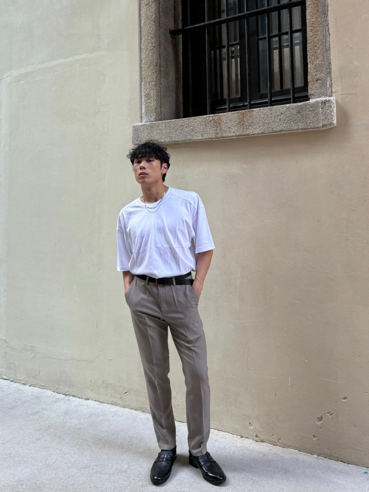 基本直腳長褲 香港男裝