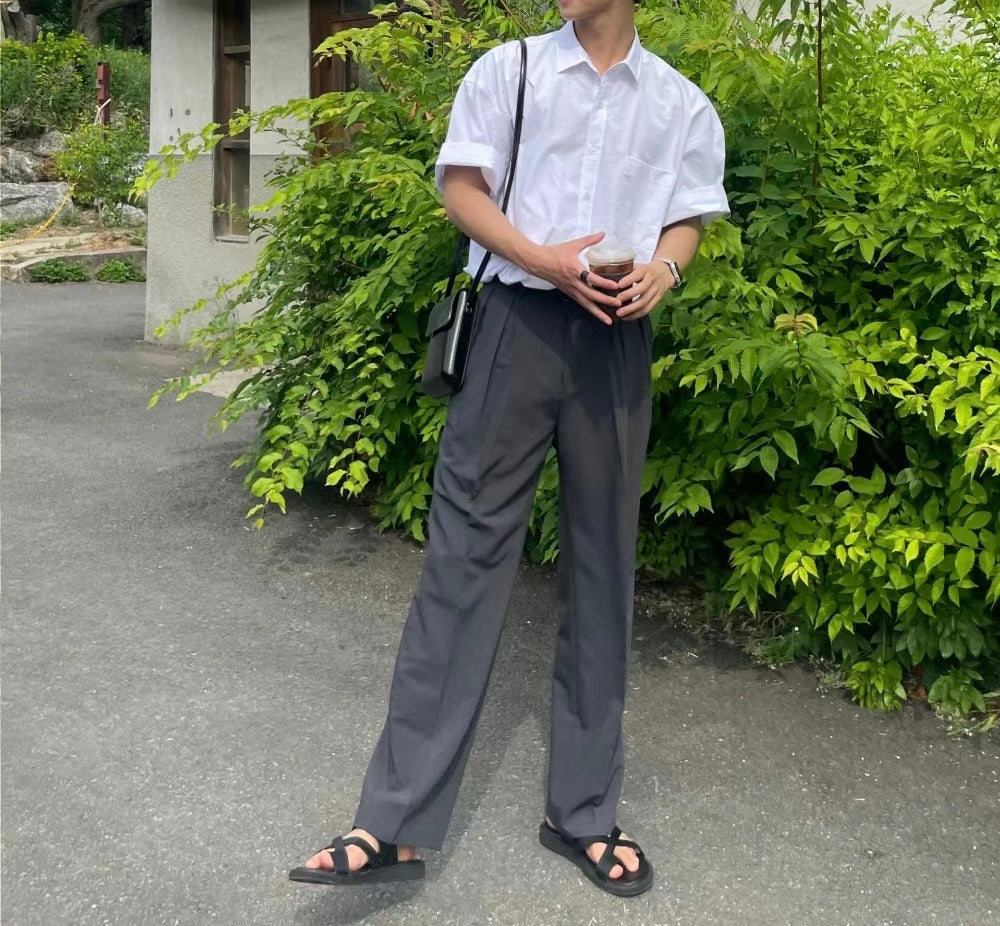 韓系質感襯衫-韓國男裝