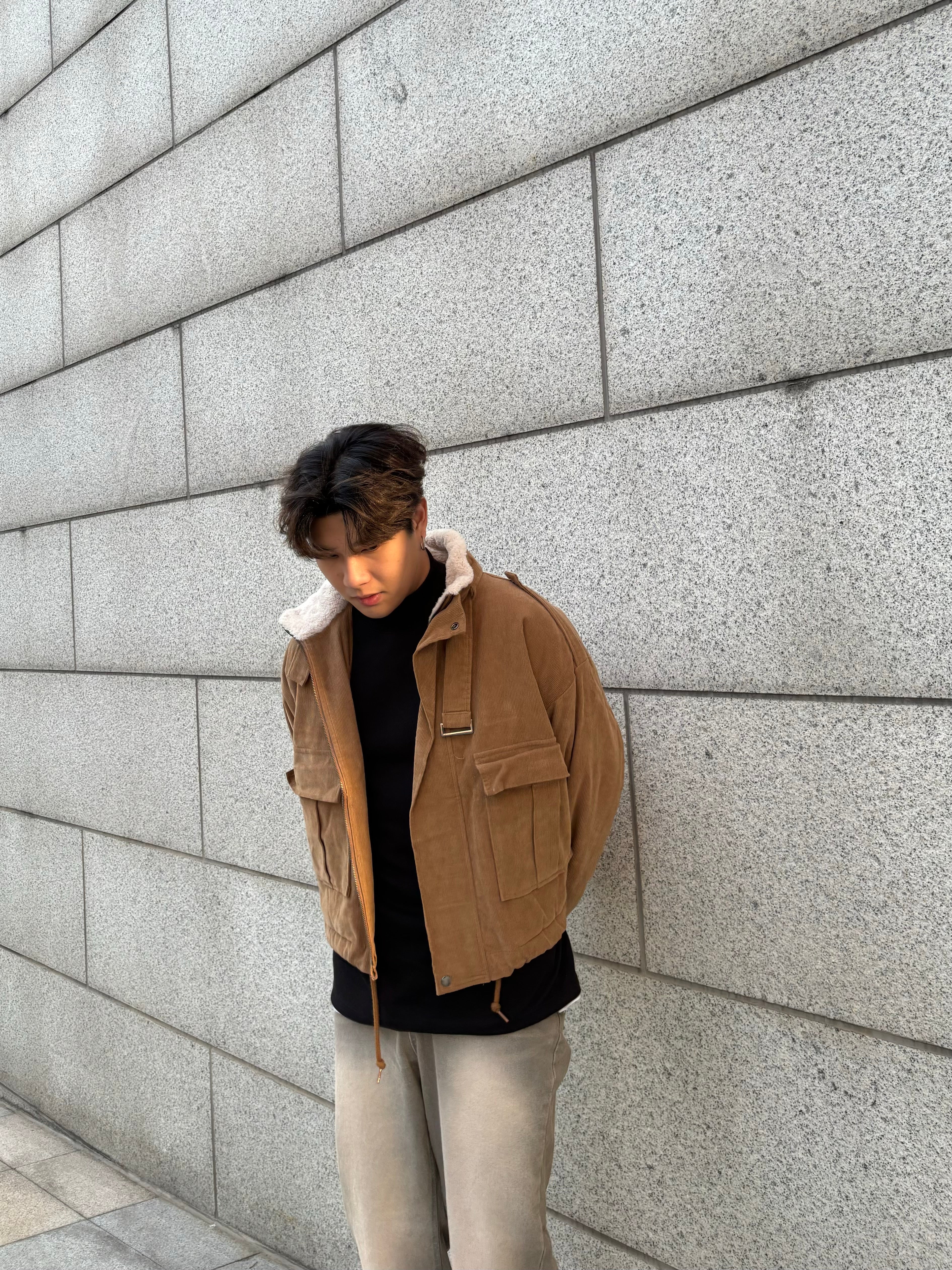 毛毛領挺身短褸