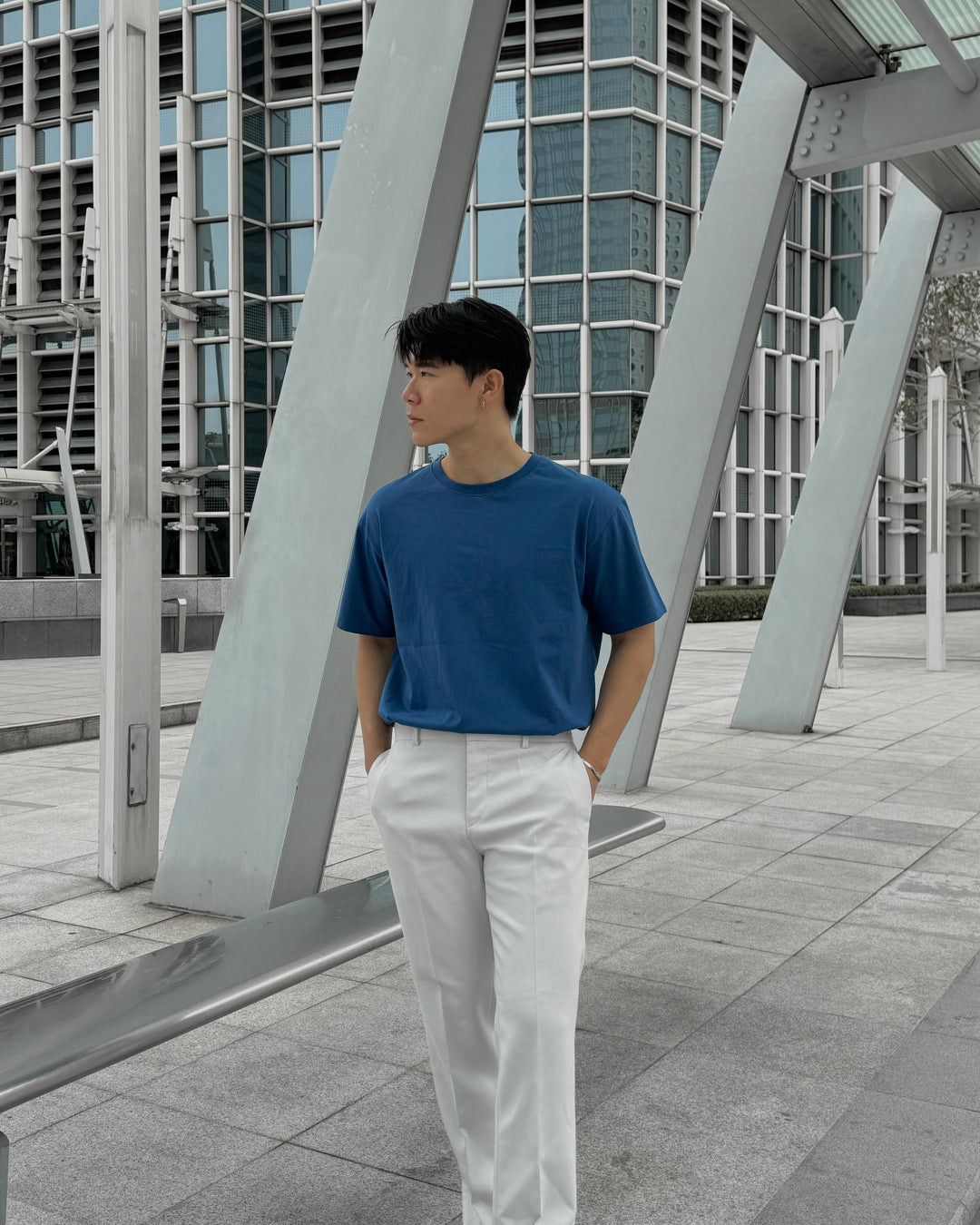 純色襯搭上衣 (15色) - 韓國男裝