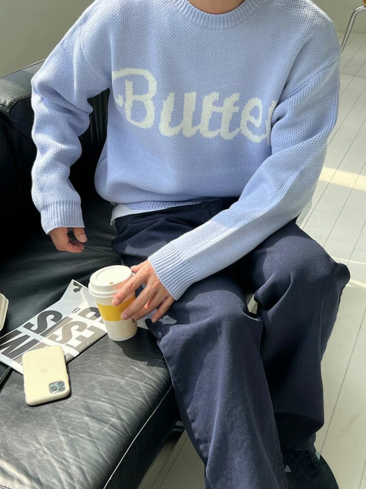 Butter圓領針織上衣