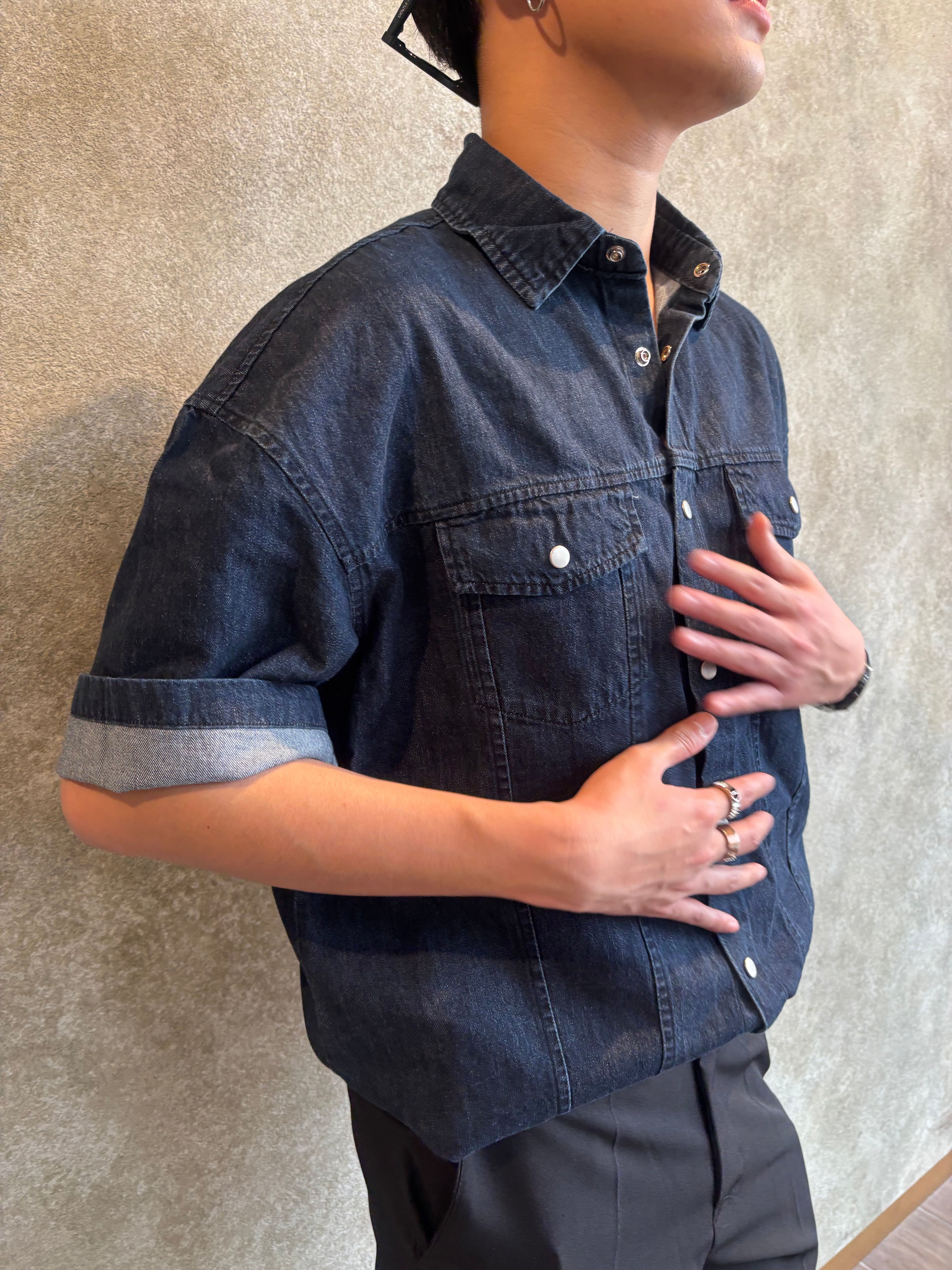 牛仔布襯衫