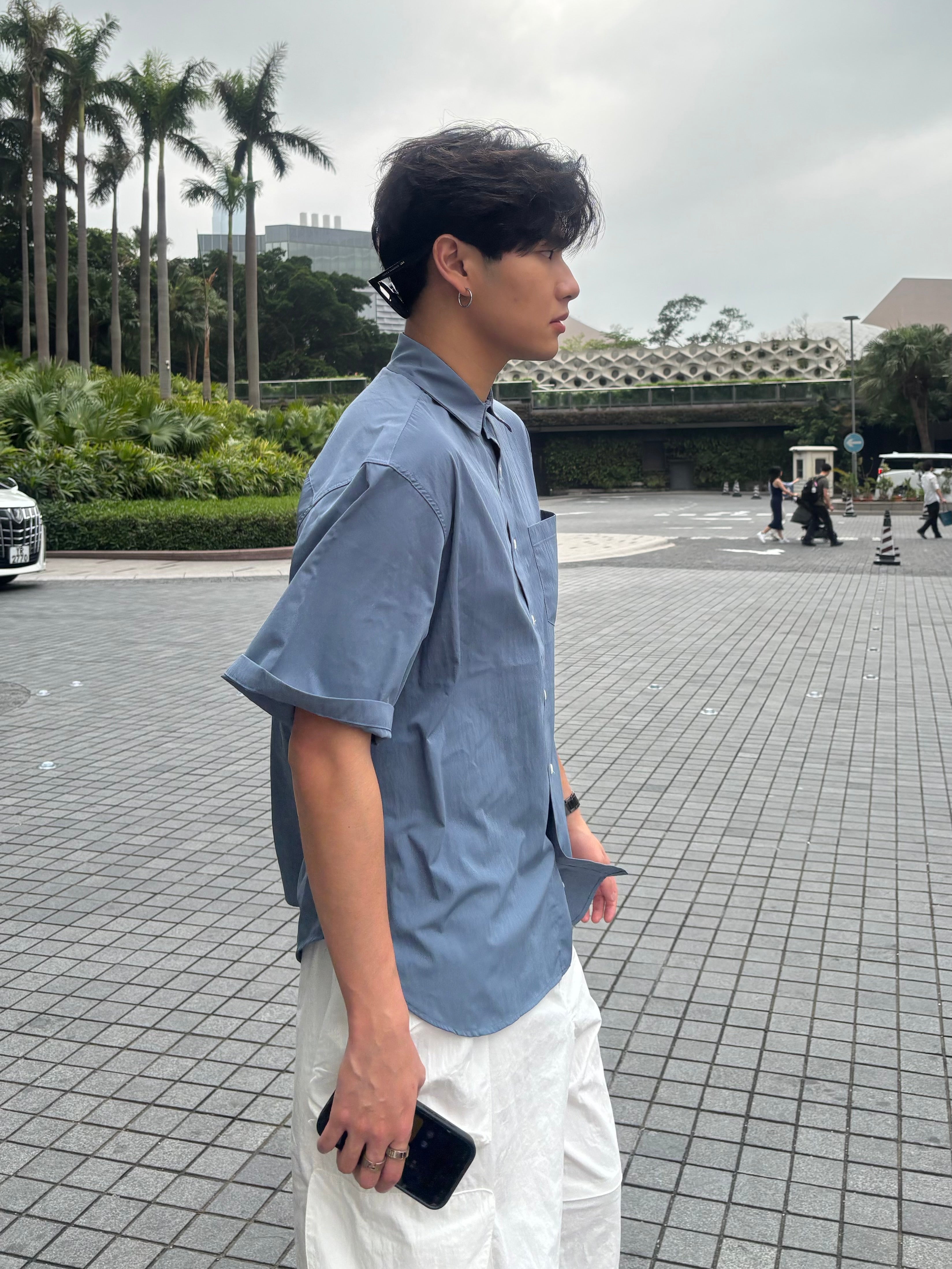 韓系短袖襯衫