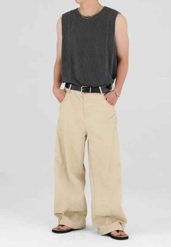 暗紋背心 韓國男裝