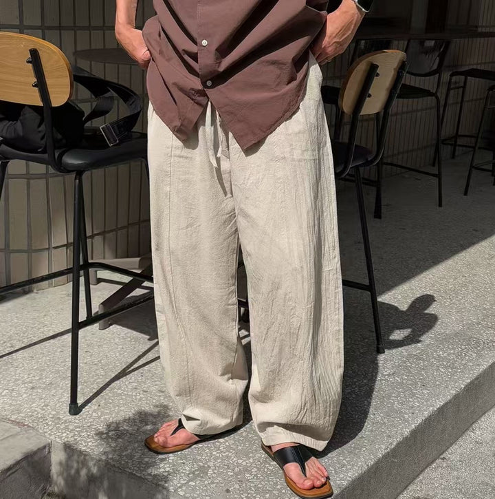 男女裝系列 寬鬆落地長褲