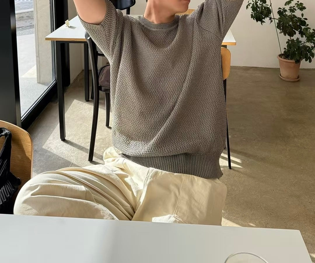 韓系質感短袖上衣