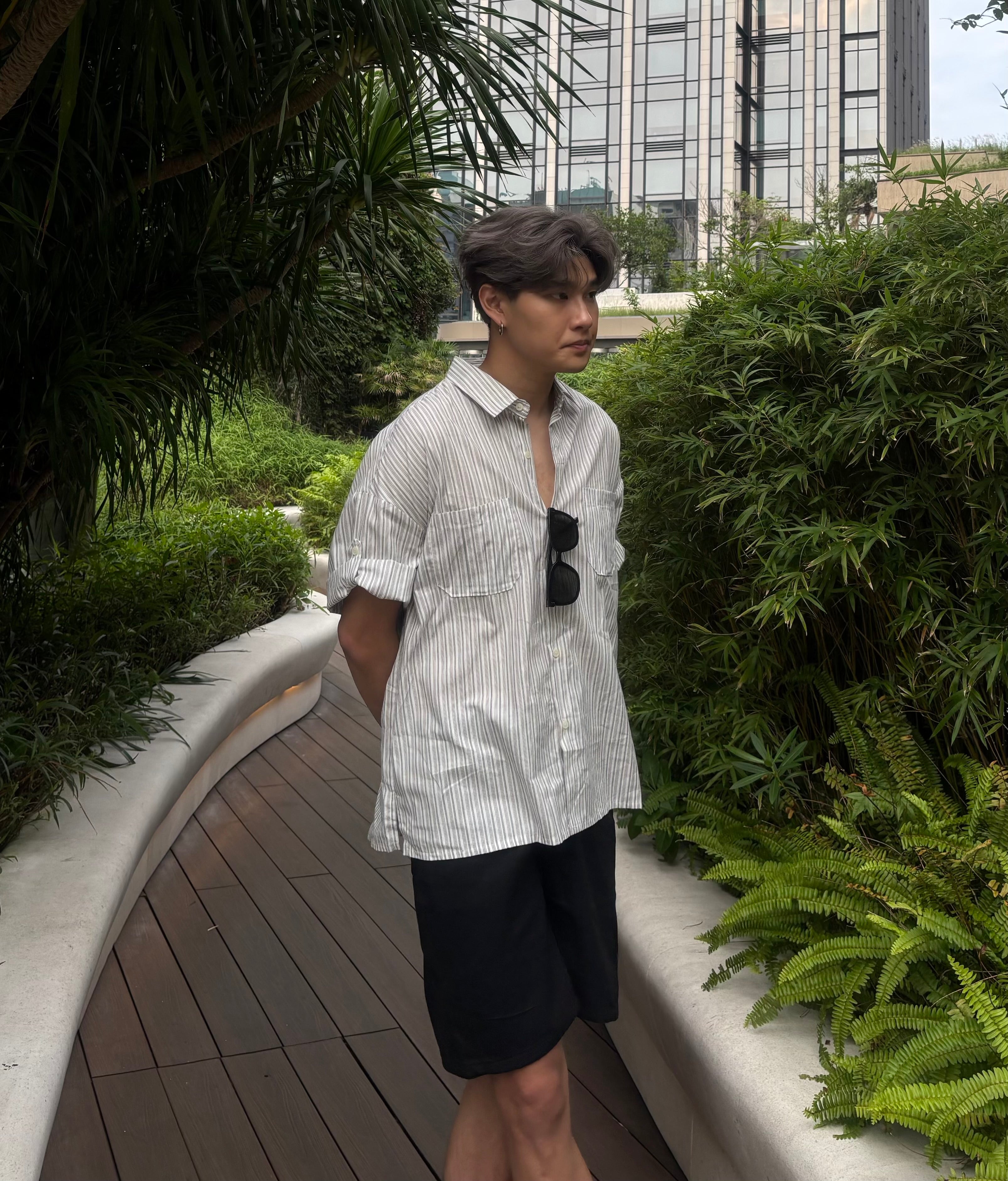 挺身牛仔短褲