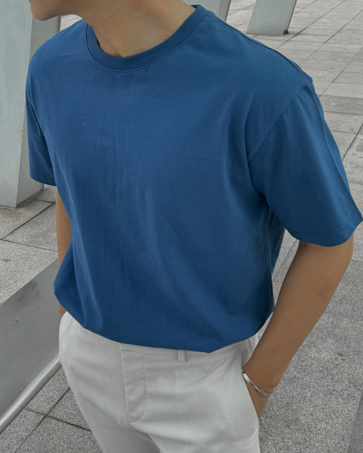 純色襯搭上衣 (15色) - 韓國男裝