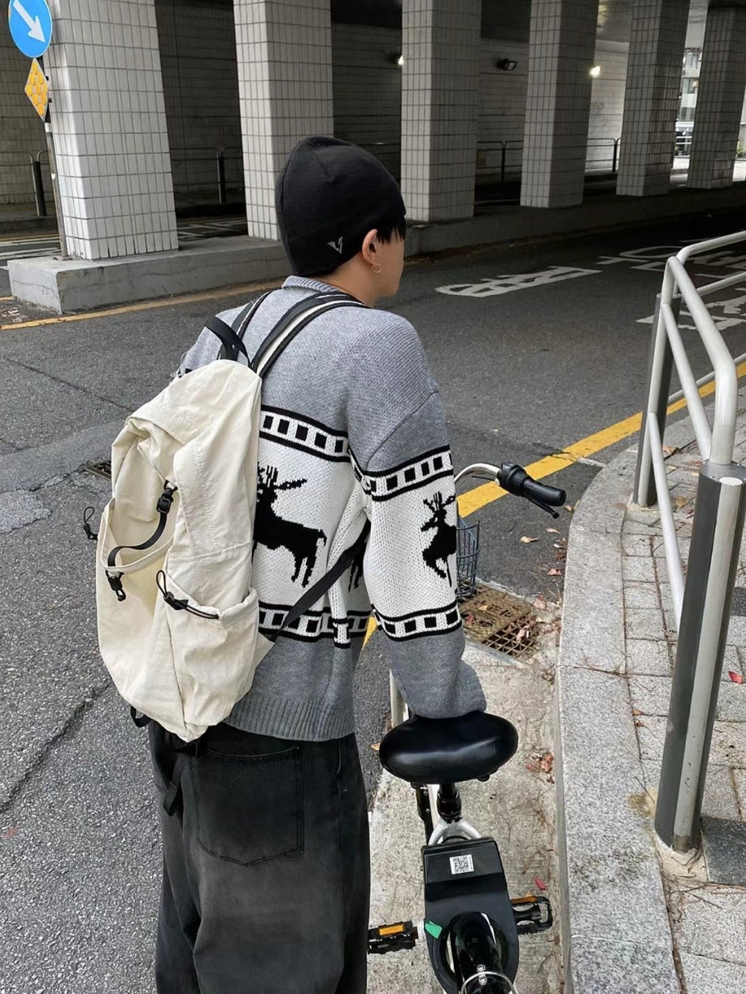 冬日感柔軟針織外套