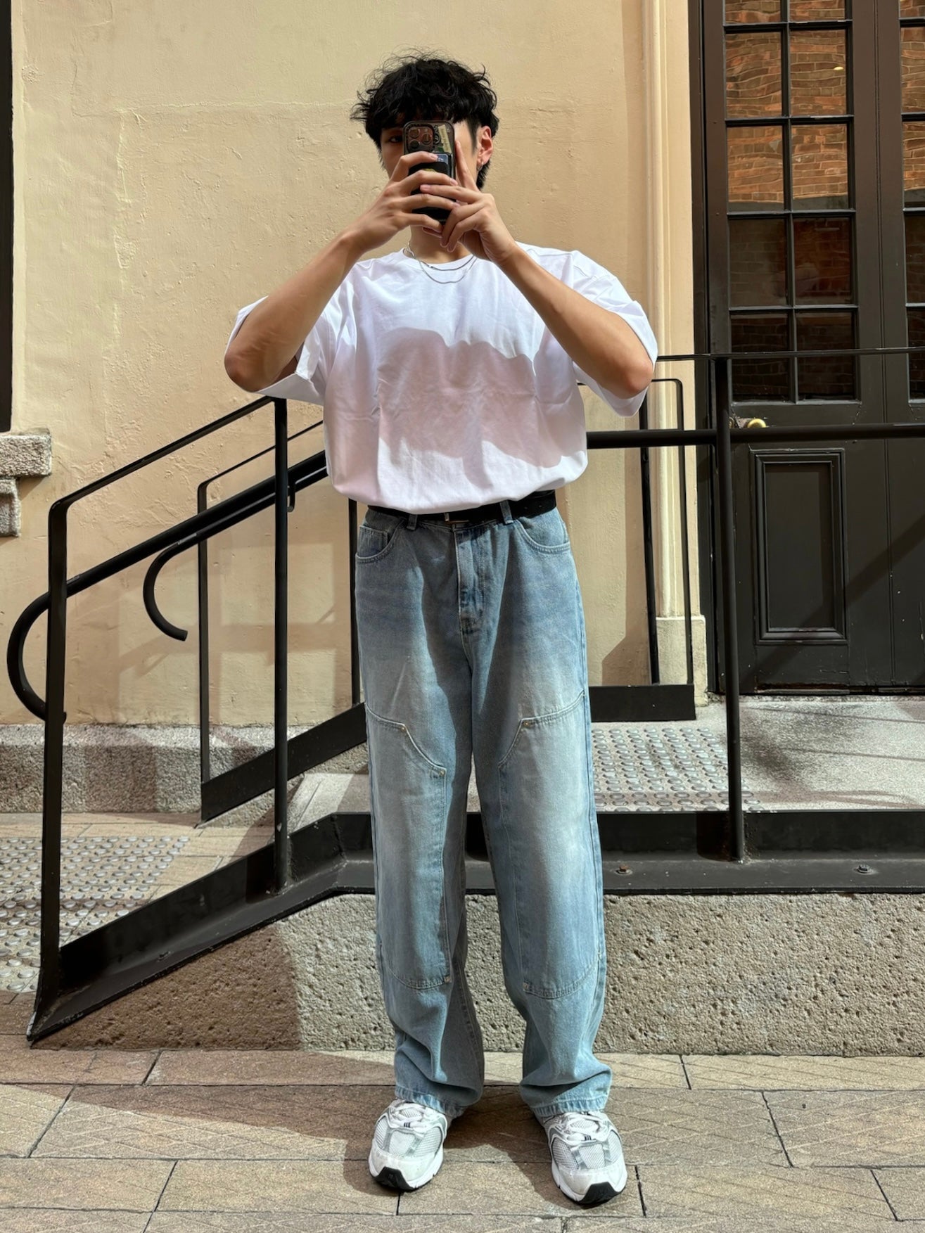 韓系街頭牛仔褲 韓國男裝