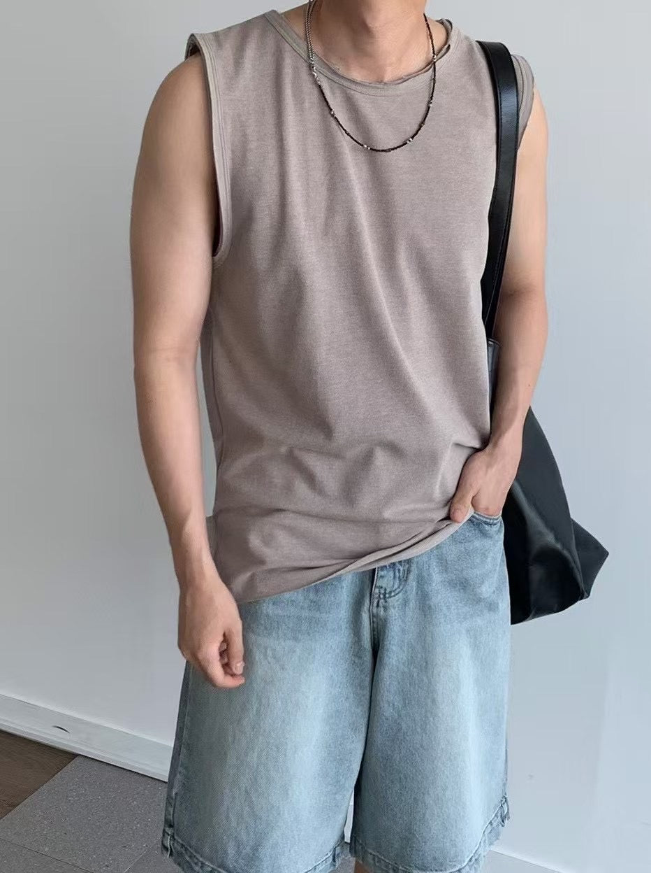 棉質襯搭背心