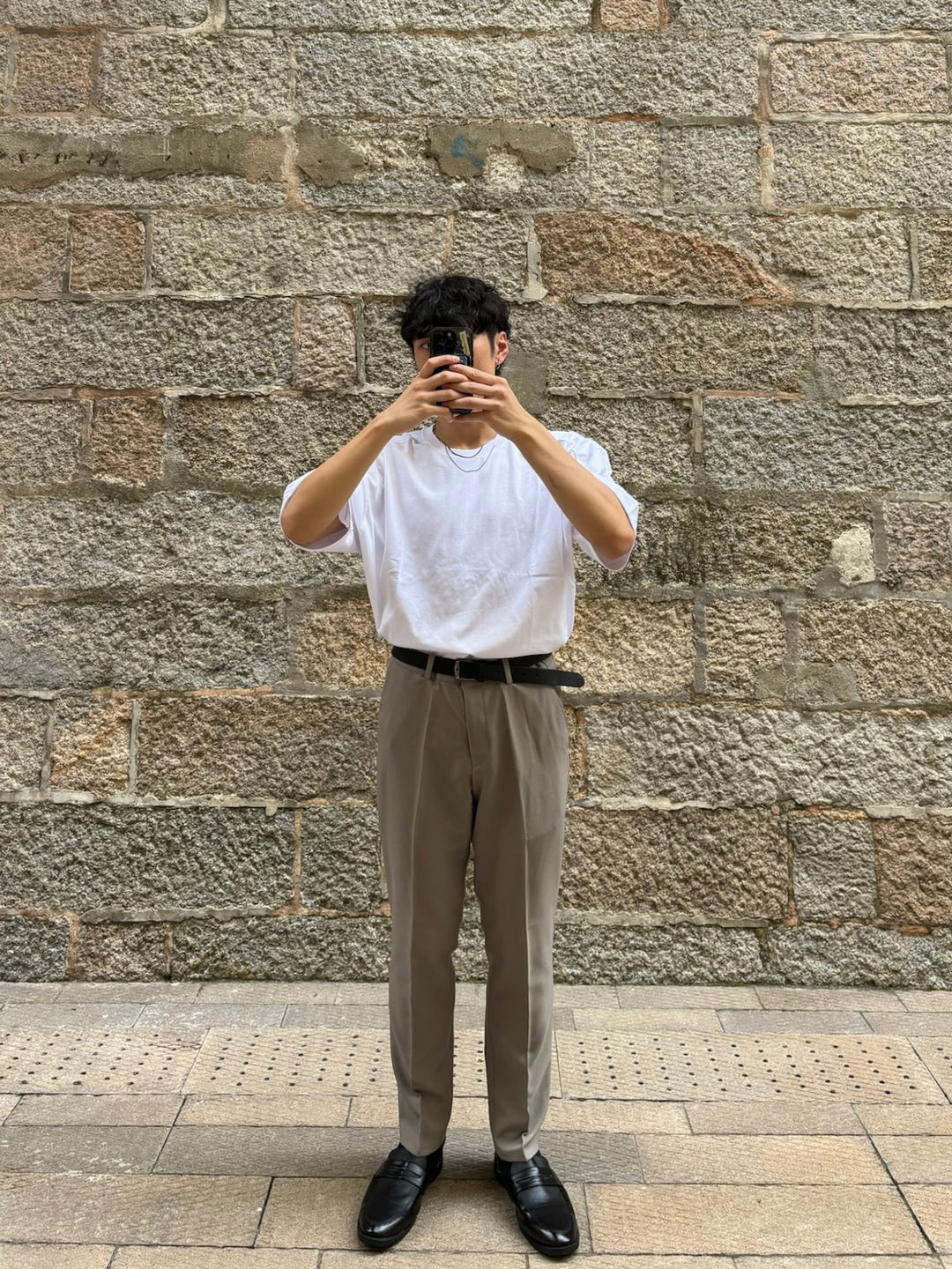 基本直腳長褲 香港男裝