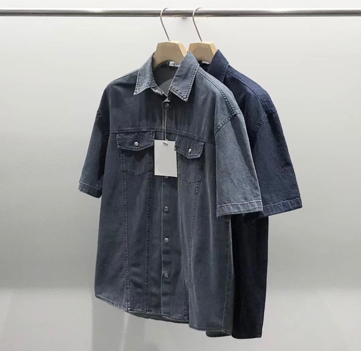 牛仔布襯衫