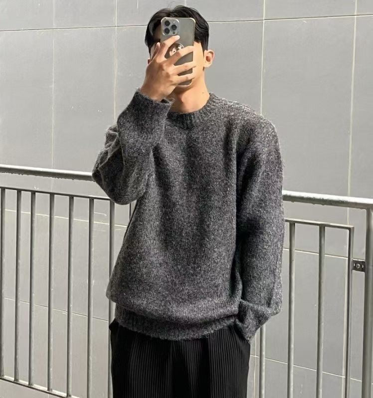 純色柔軟冷衫