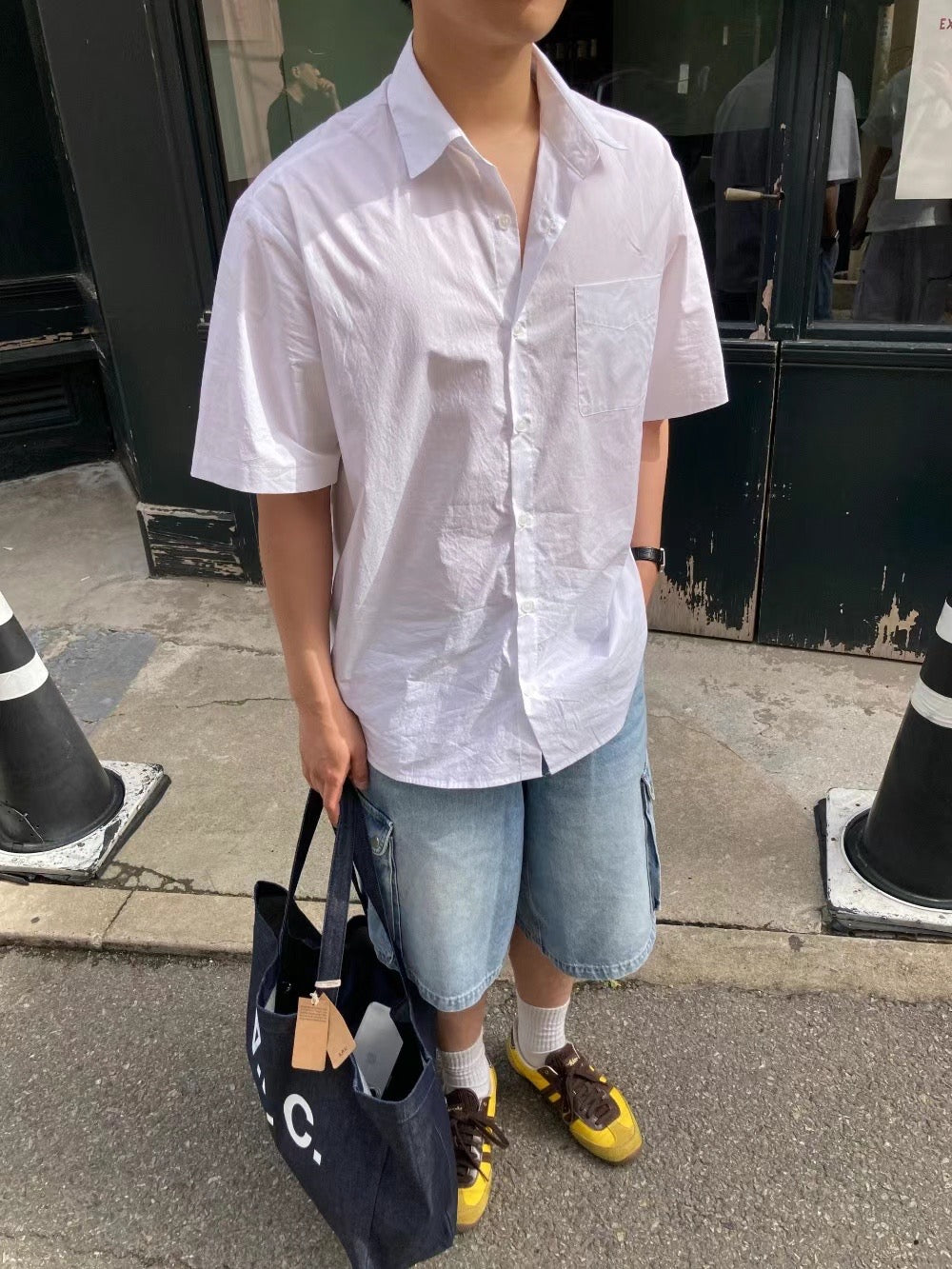 韓系質感襯衫-韓國男裝