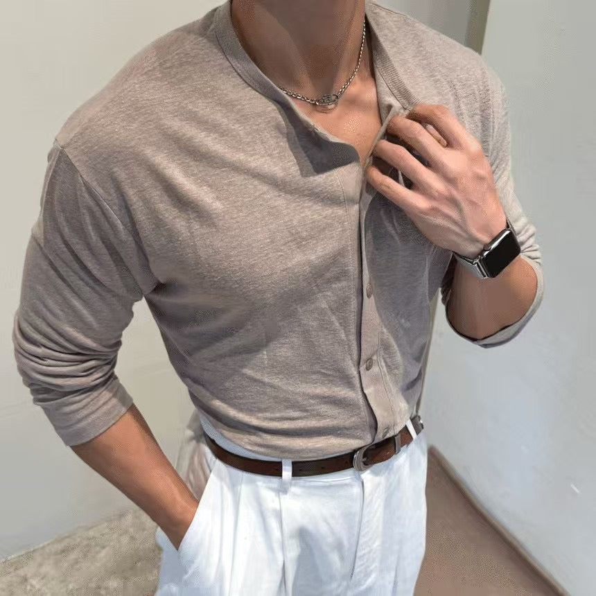 薄身襯搭長袖上衣