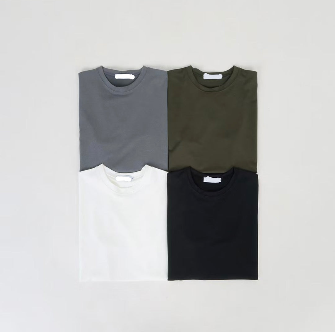 短袖彈性上衣 (4色)