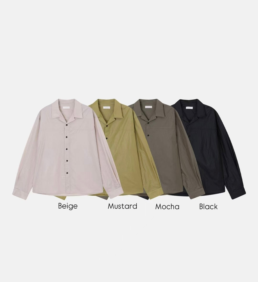 質感長袖襯衫 韓國男裝