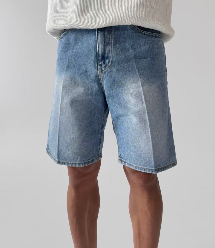 水藍牛仔短褲