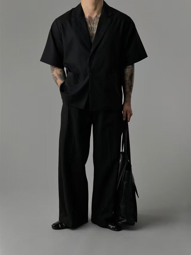 短袖西裝套裝(全套)