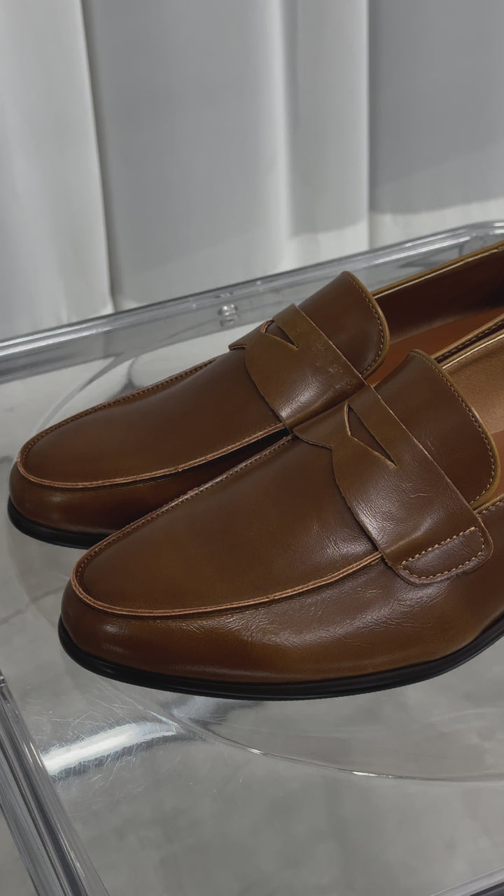 韓國製啡色樂福鞋Loafers