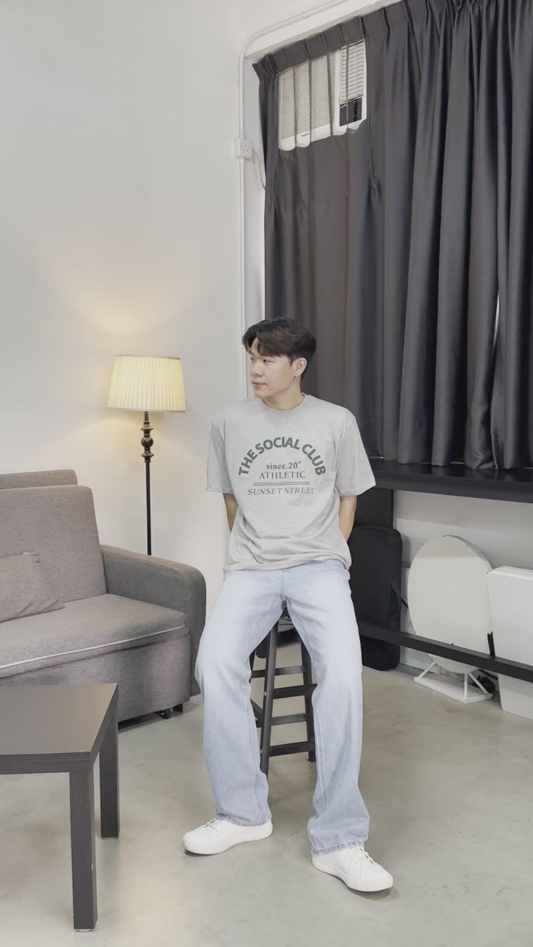 親膚韓系短袖上衣Sunset Street Tee - 韓國男裝