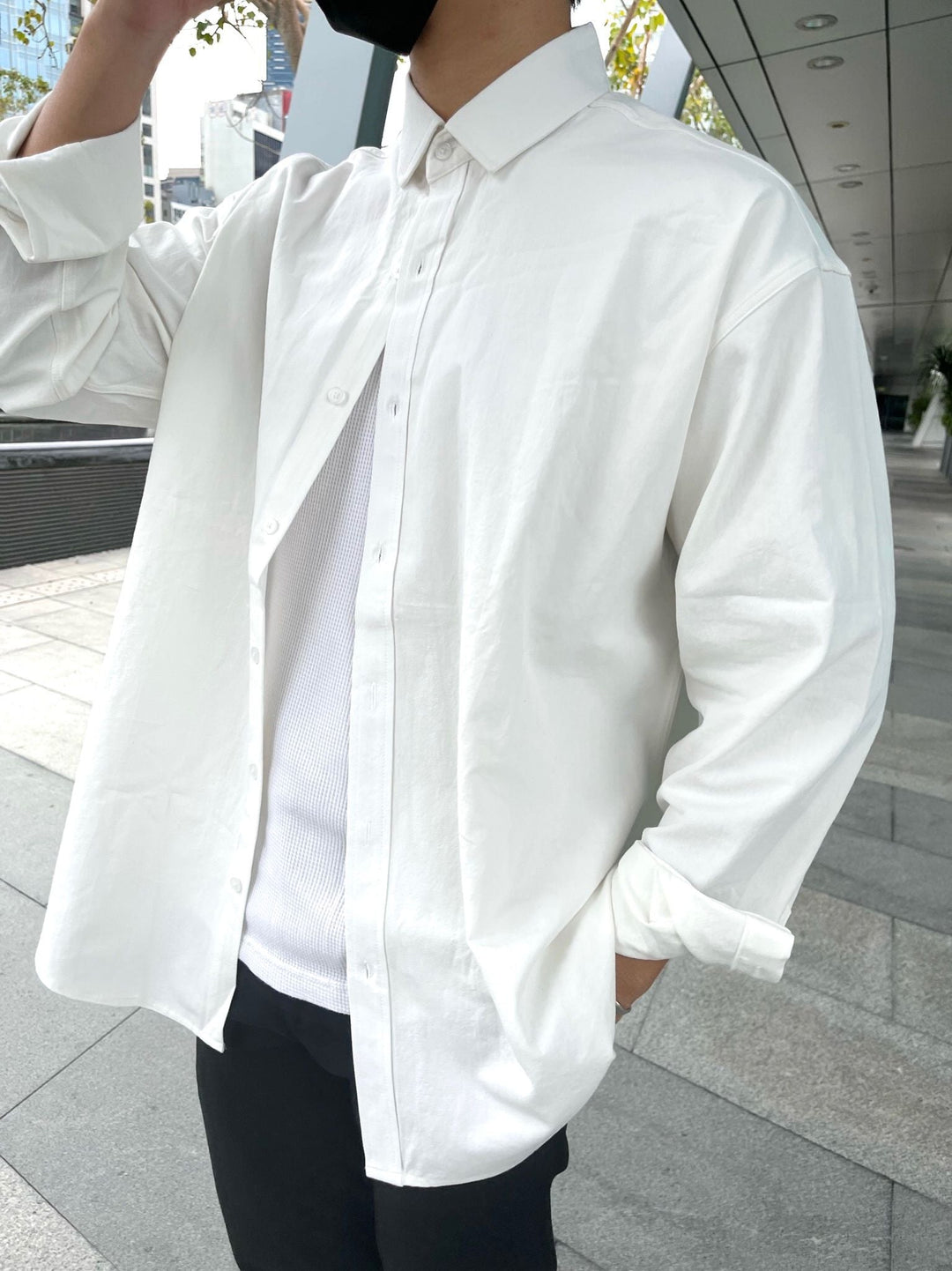 韓國男裝-Ivory Shirt