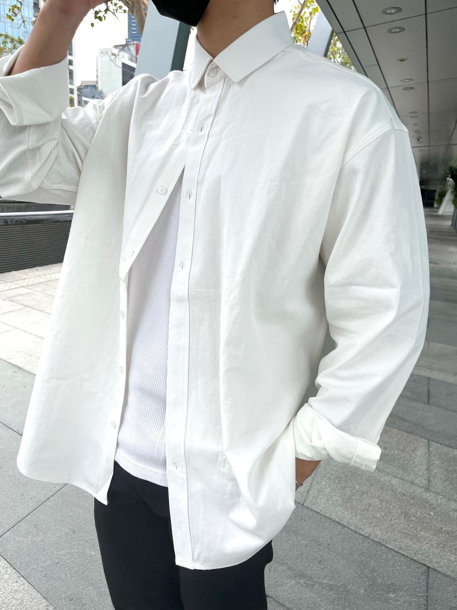 韓國男裝-Ivory Shirt