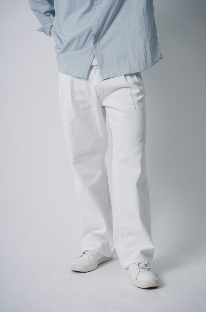 挺身落地牛仔褲