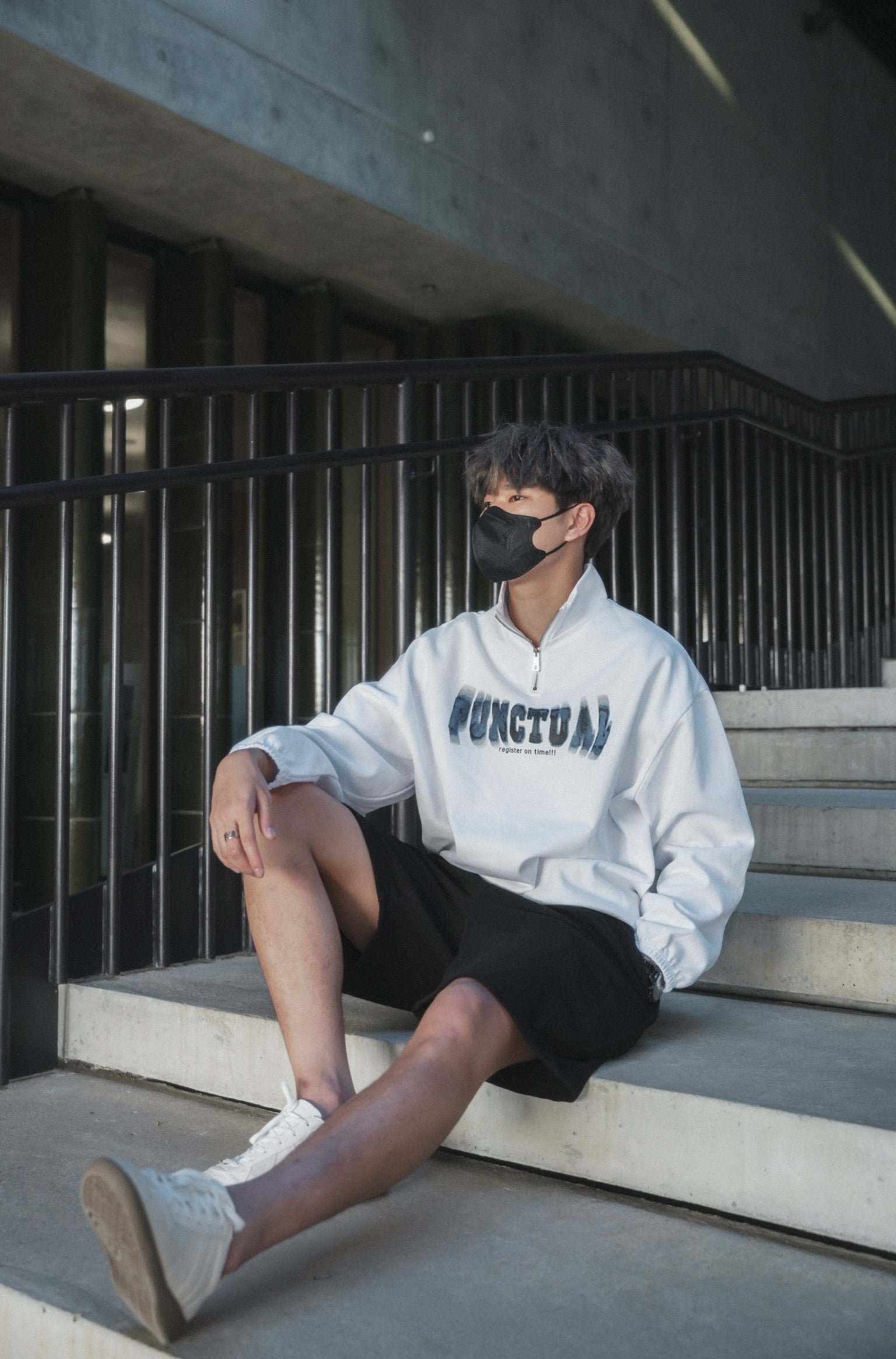 Zip Sweatshirt-韓國男裝