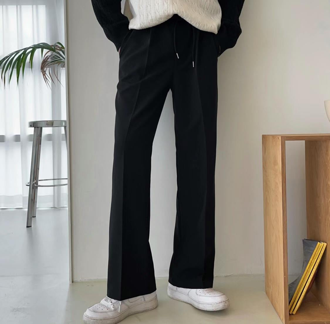 彈性落地長褲Comfy Bottom - 韓國男裝