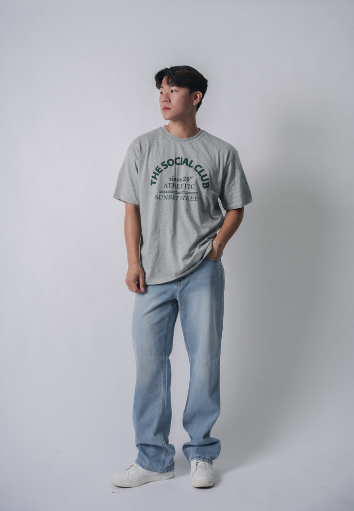 親膚韓系短袖上衣Sunset Street Tee - 韓國男裝