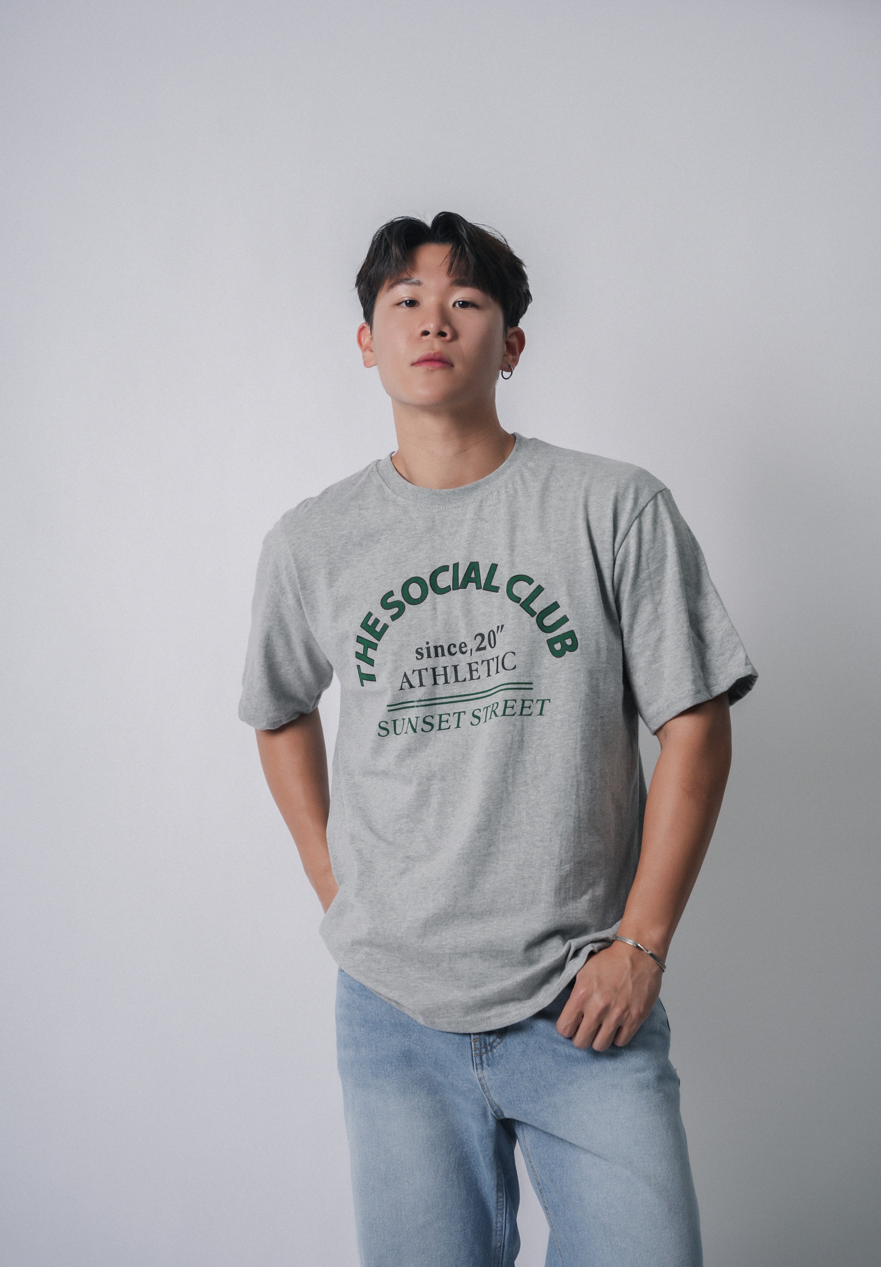 親膚韓系短袖上衣Sunset Street Tee - 韓國男裝