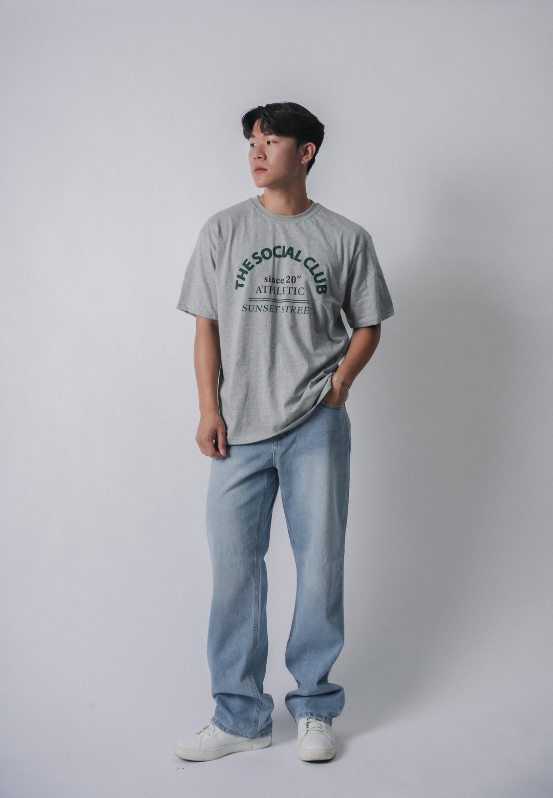 親膚韓系短袖上衣Sunset Street Tee - 韓國男裝