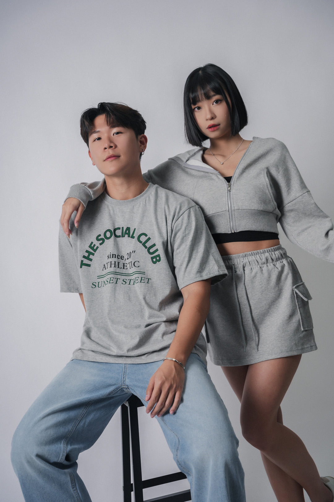 親膚韓系短袖上衣Sunset Street Tee - 韓國男裝