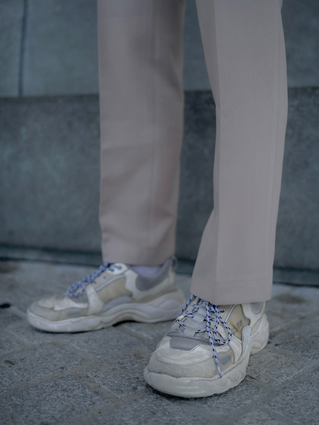 米色日常長褲Daily Beige Bottom-韓國男裝