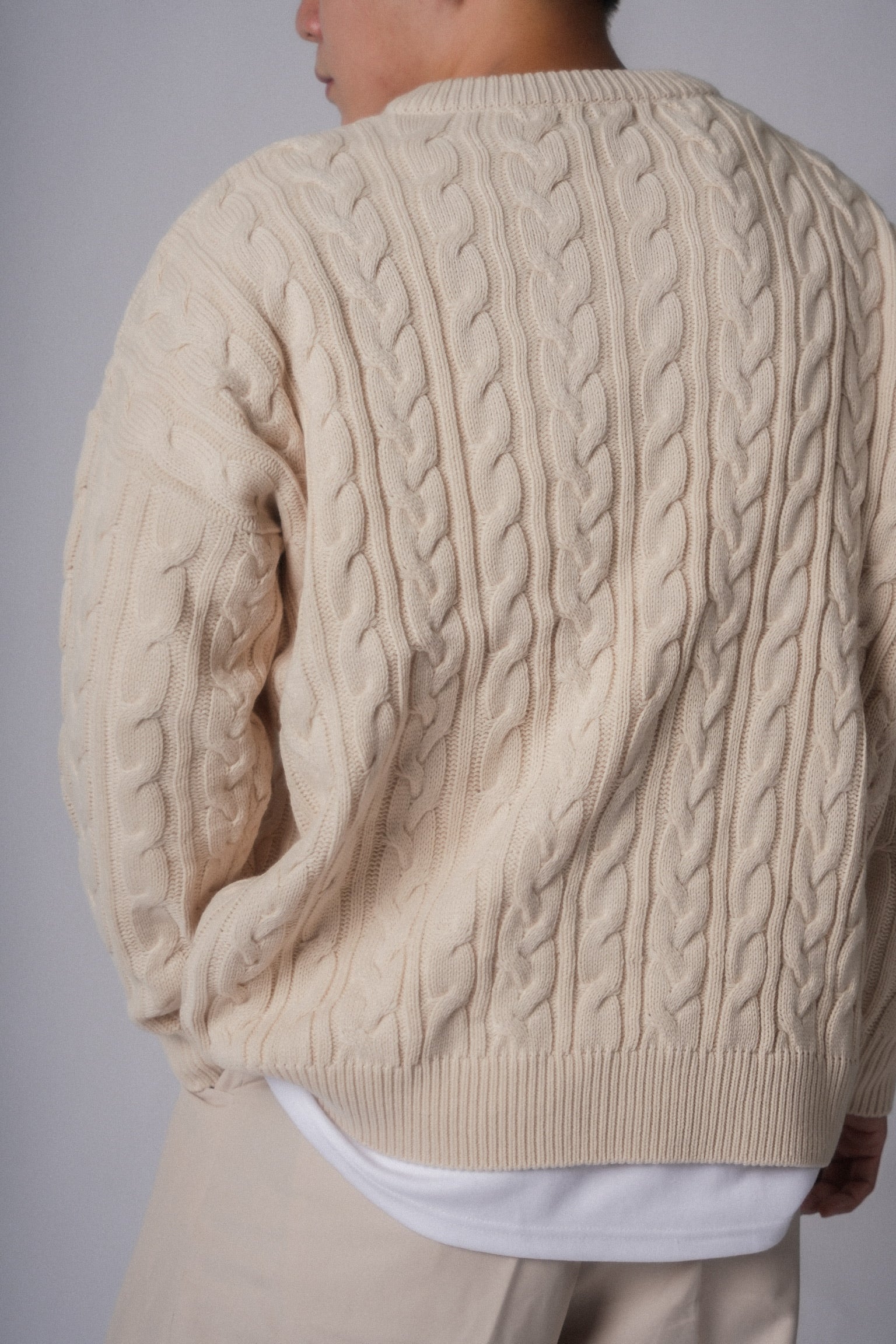 Cable Knit Top-韓國男裝