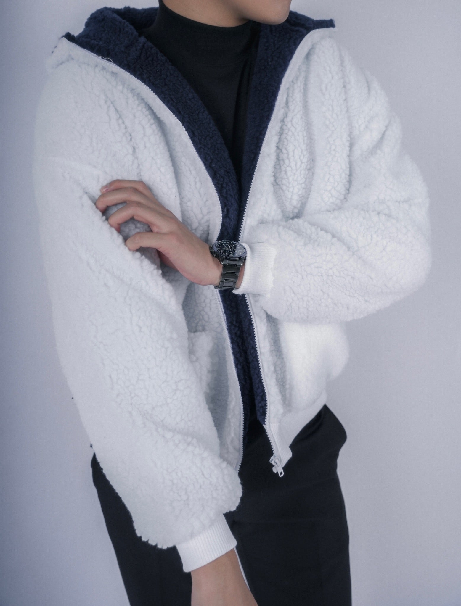 超柔軟外套Borg Jacket-韓國男裝