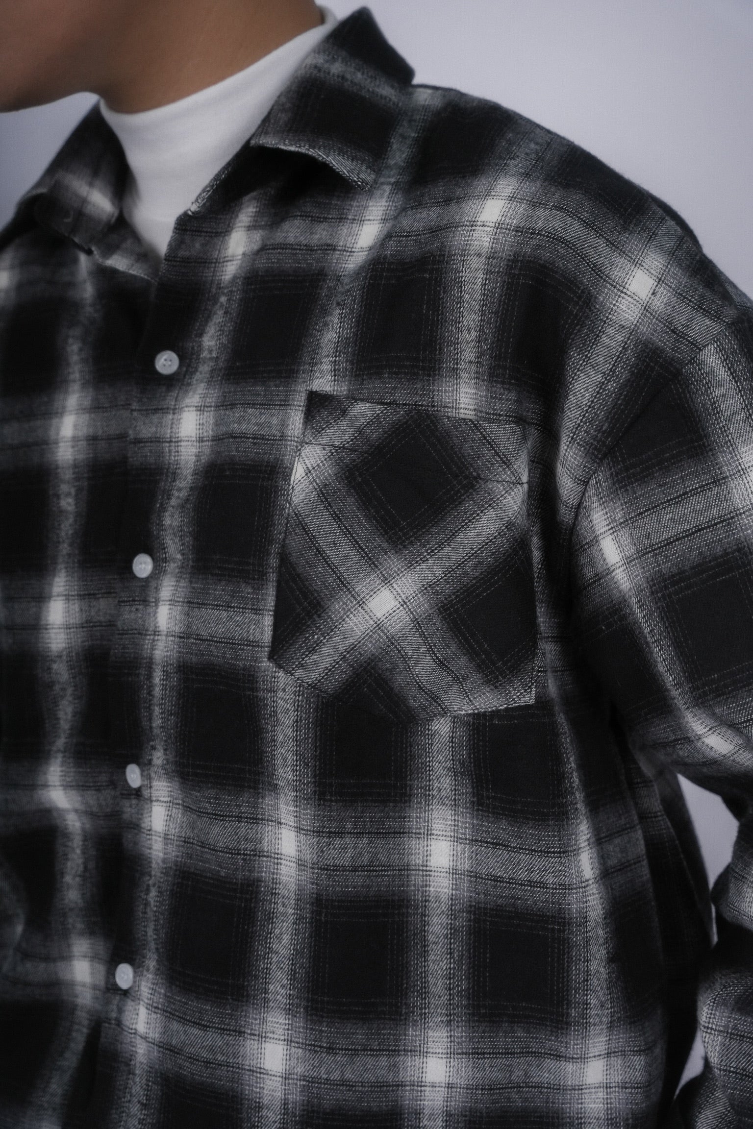 格仔襯衫Checked Shirt-韓國男裝