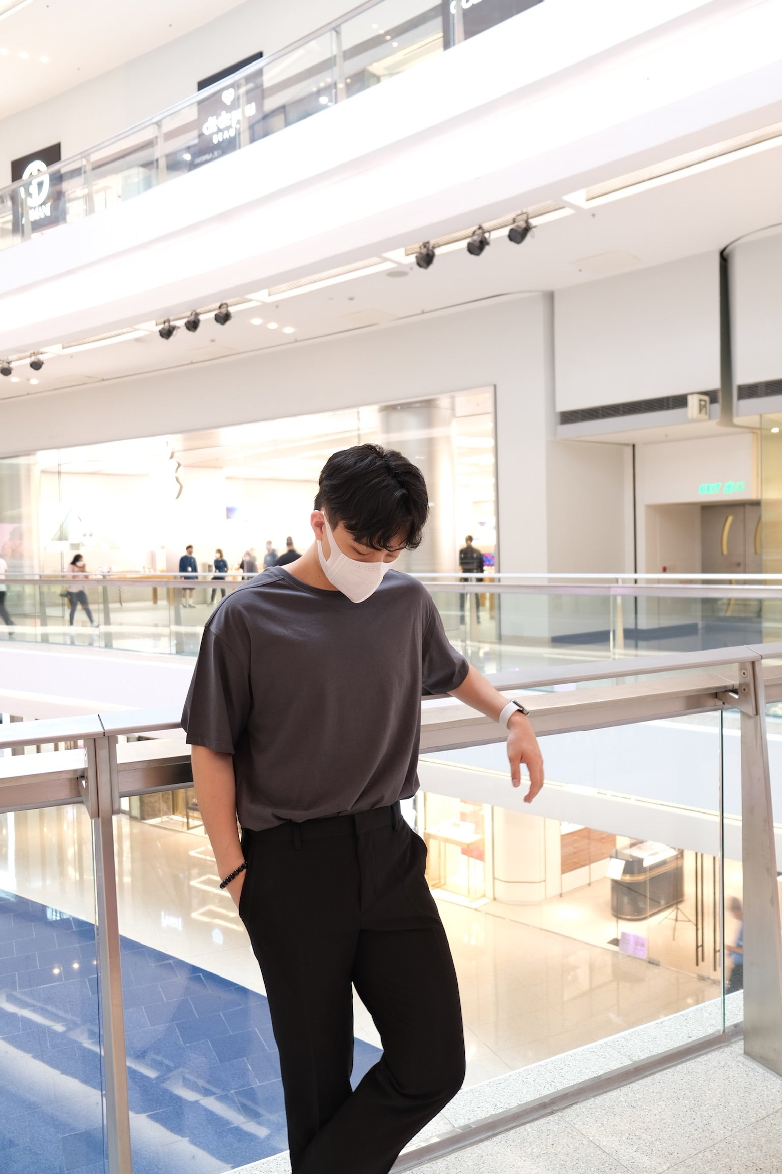 碳灰上衣Dark Grey Basic Top - 179cmhk