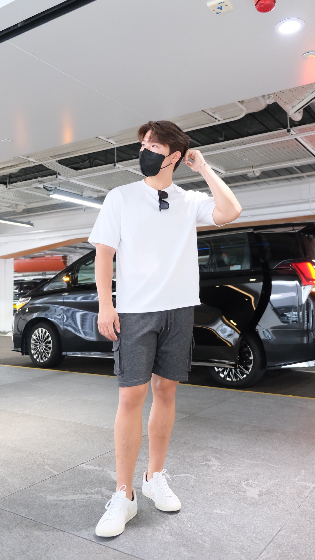 韓國男裝-純白色短袖上衣White Tee