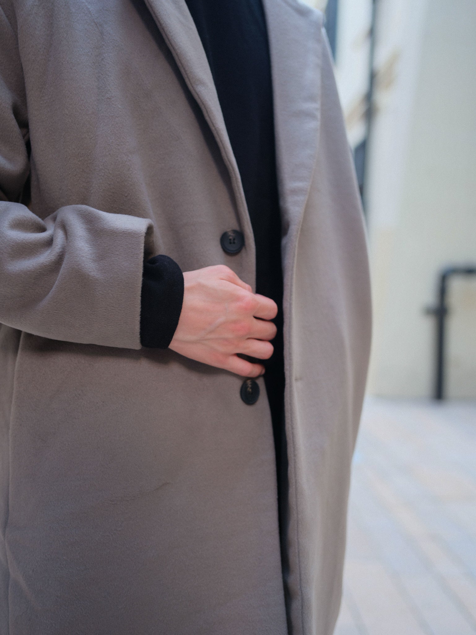 啡色大衣Brown Coat-韓國男裝