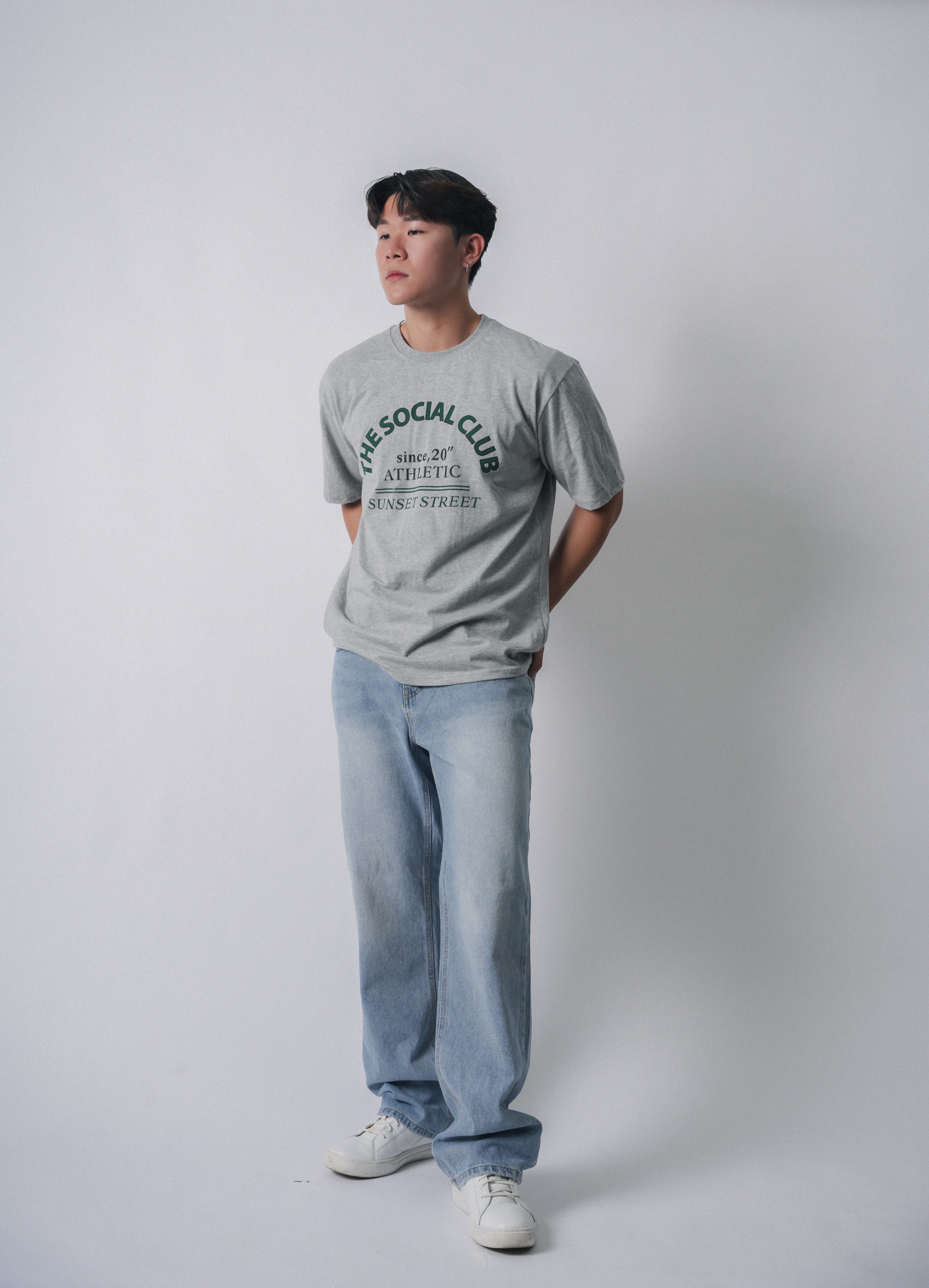 親膚韓系短袖上衣Sunset Street Tee - 韓國男裝